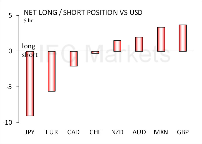 Net Long or Short Positions vs USD
