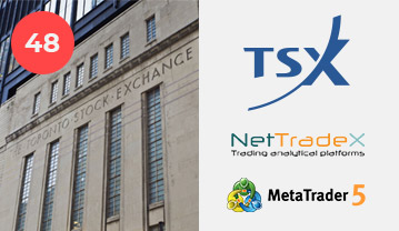 Stocks of Canadian companies on NetTradeX and MT5 accounts 